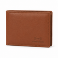 Men’s Genuine Leather Bifold Wallet with RFID Blocking, Coin Pocket & Multiple Card Slots – Brown Leather Wallet for Men