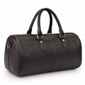 Luxcariiy Genuine Leather Duffle Bag for Men & Women – Premium Large Leather Travel, Weekender, Overnight & Carry On Duffel Bag with Shoulder Strap